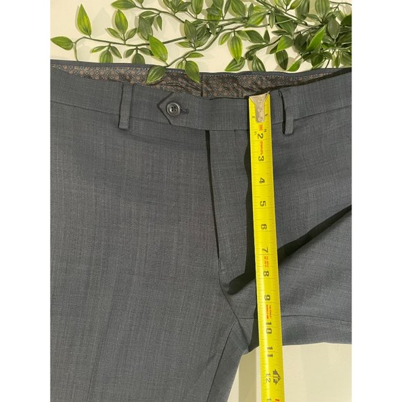 Michael Kors Mens Navy Dress Pants 33x30 Slim Fit - Picture 10 of 11
